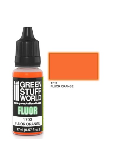 Green Stuff World Fluor Paint - Orange Χρώμα Μοντελισμού (17ml)
