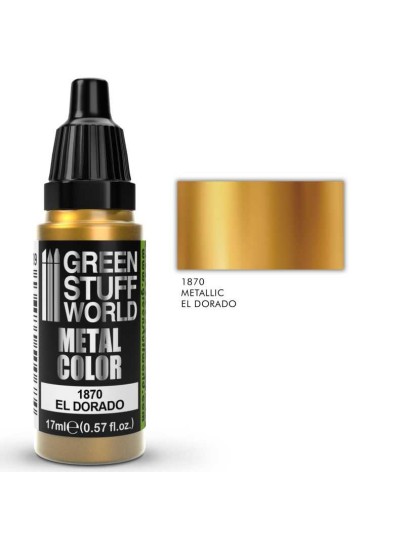 Green Stuff World Metallic Paint - El Dorado Χρώμα Μοντελισμού (17ml)