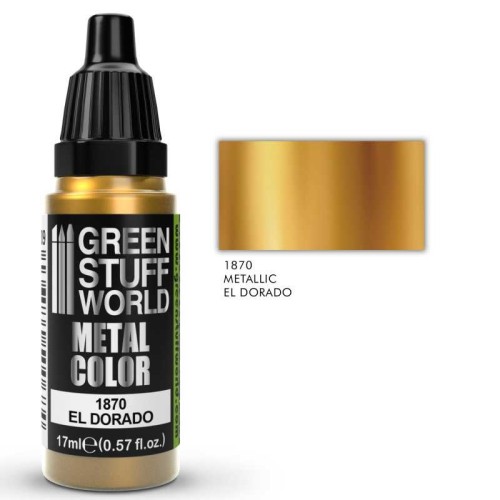 Green Stuff World Metallic Paint - El Dorado Χρώμα Μοντελισμού (17ml)