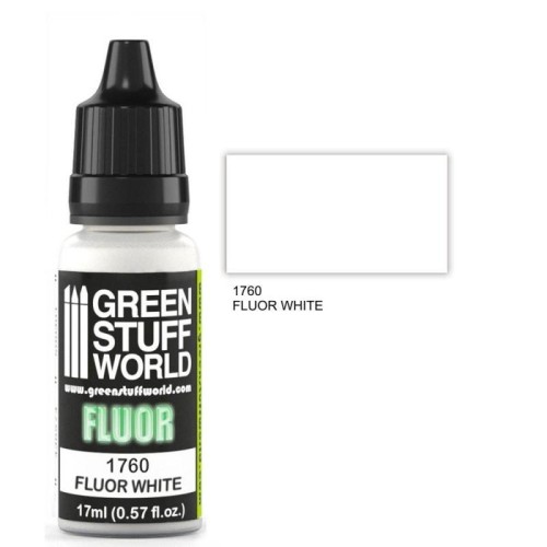 Green Stuff World Fluor Paint - White Χρώμα Μοντελισμού (17ml)