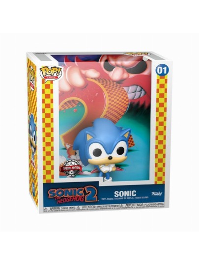 Funko POP! Game Covers: Sonic the Hedgehog - Sonic #01 Φιγούρα (Exclusive)