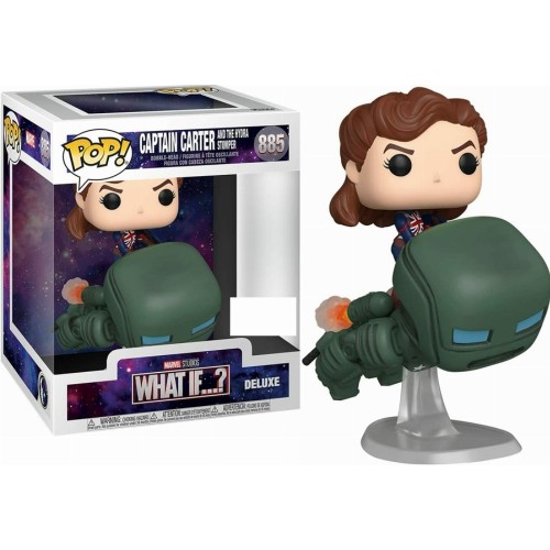 Funko POP! Marvel Deluxe: What If - Captain Carter and The Hydra Stomper #885 Φιγούρα (Exclusive)