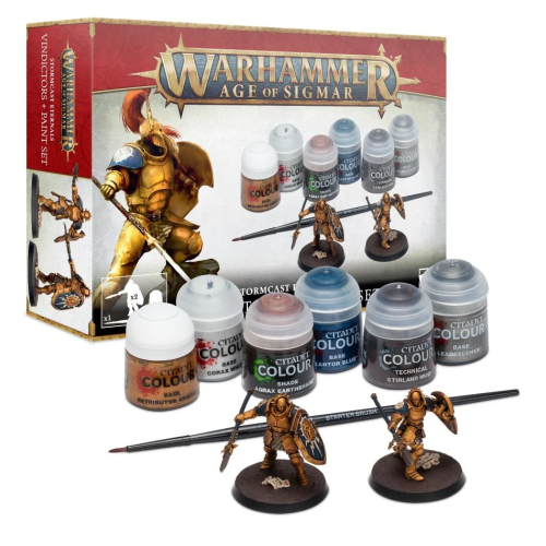 Warhammer Age of Sigmar - Stormcast Eternals: Vindictors + Paint Set