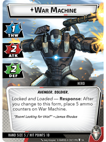 Marvel Champions: The Card Game - Warmachine Hero Pack