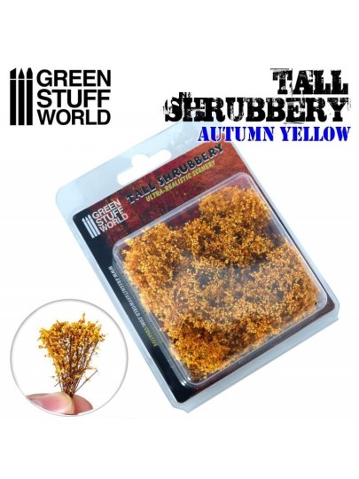 Green Stuff World - Tall Shrubbery (Autumn Yellow)