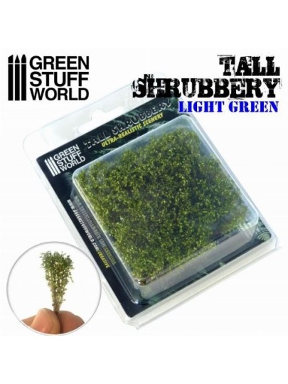 Green Stuff World - Tall Shrubbery (Light Green)