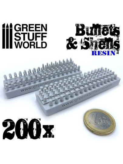 Green Stuff World - 200x Resin Bullets and Shells