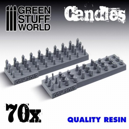 Green Stuff World - 70x Resin Candles