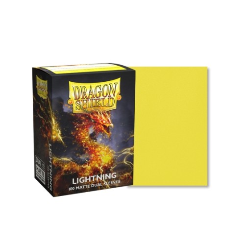 Dragon Shield Sleeves Standard Size - Matte Lightning (100 Sleeves)