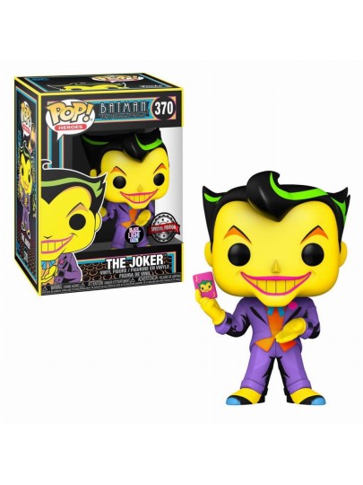 Funko POP! DC Heroes - The Joker (Black Light) #370 Φιγούρα (Exclusive)