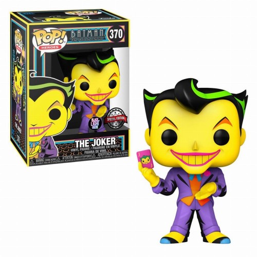 Funko POP! DC Heroes - The Joker (Black Light) #370 Φιγούρα (Exclusive)