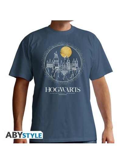 Harry Potter - Hogwarts Blue T-Shirt (L)