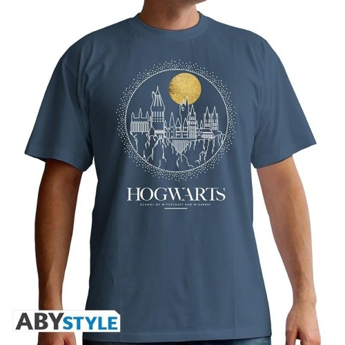 Harry Potter - Hogwarts Blue T-Shirt (L)