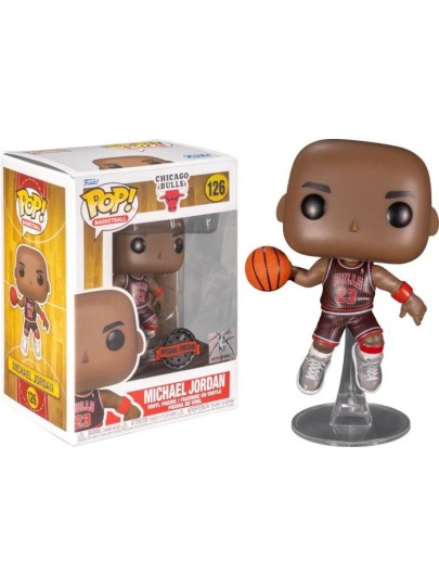 Funko POP! NBA: Chicago Bulls - Michael Jordan (Pinstripe Jersey) #126 Φιγούρα (Exclusive)