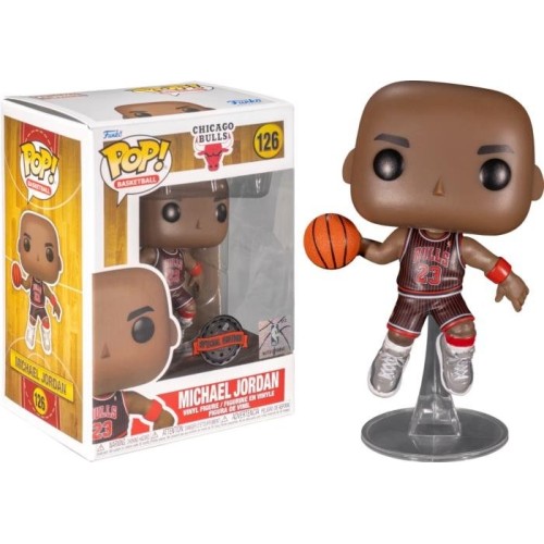 Funko POP! NBA: Chicago Bulls - Michael Jordan (Pinstripe Jersey) #126 Φιγούρα (Exclusive)