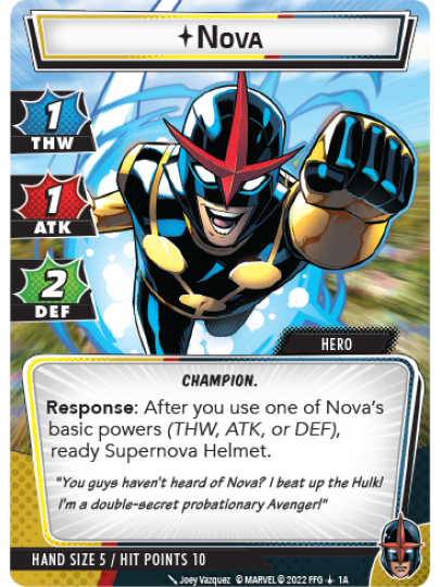 Marvel Champions: The Card Game - Nova Hero Pack