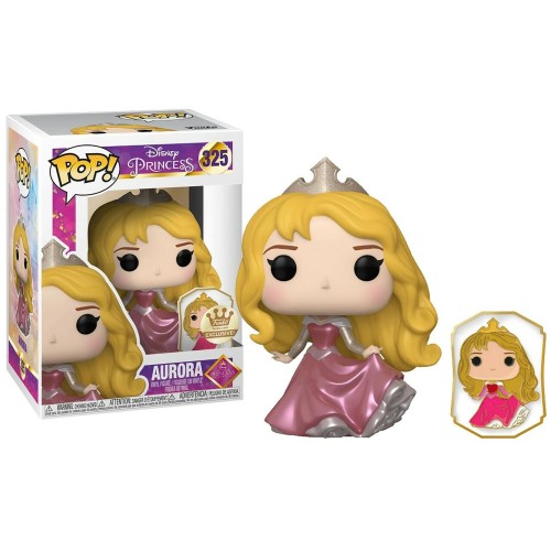 Φιγούρα Funko POP! Disney: Ultimate Princess - Aurora with Pin #325 (Funko-Shop Exclusive)