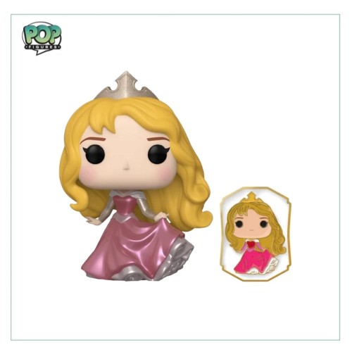 Φιγούρα Funko POP! Disney: Ultimate Princess - Aurora with Pin #325 (Funko-Shop Exclusive)