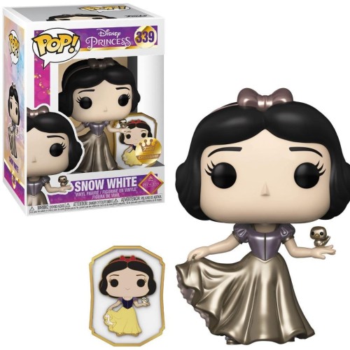 Φιγούρα Funko POP! Disney: Ultimate Princess - Snow White with Pin #339 (Funko-Shop Exclusive)