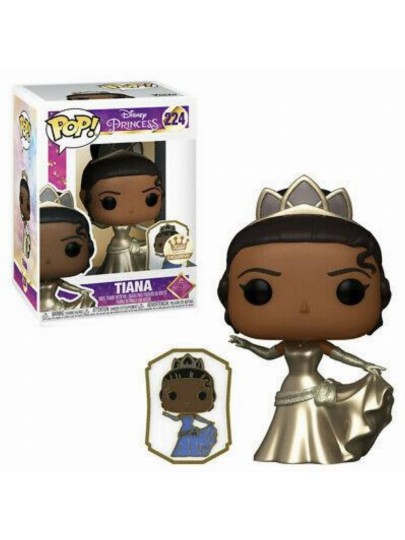 Φιγούρα Funko POP! Disney: Ultimate Princess - Tiana with Pin #224 (Funko-Shop Exclusive)