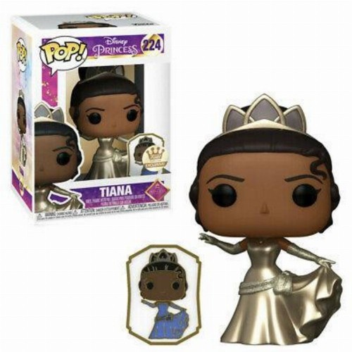 Φιγούρα Funko POP! Disney: Ultimate Princess - Tiana with Pin #224 (Funko-Shop Exclusive)