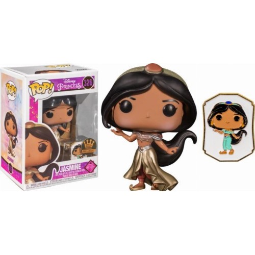 Φιγούρα Funko POP! Disney: Ultimate Princess - Jasmine with Pin #326 (Funko-Shop Exclusive)