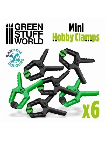 Green Stuff World - Mini Hobby Clamps (6 pieces)