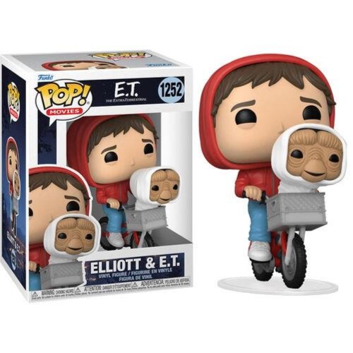 Funko POP! Movies: E.T. - Elliott with E.T. in Basket #1252 Φιγούρα