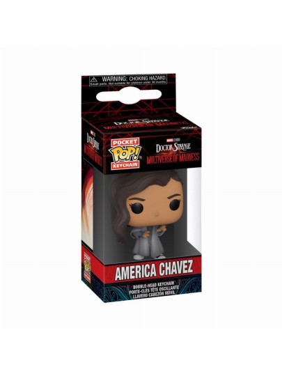 Funko Pocket POP! Μπρελόκ Marvel Doctor Strange in the Multiverse of Madness - America Chavez Bobble-Head