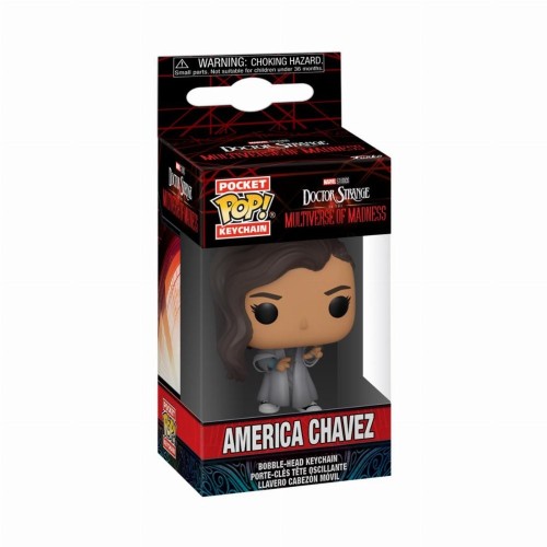 Funko Pocket POP! Μπρελόκ Marvel Doctor Strange in the Multiverse of Madness - America Chavez Bobble-Head