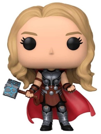 Funko POP! Thor: Love and Thunder - Mighty Thor without Helmet (Metallic) #1076 Φιγούρα (Exclusive)