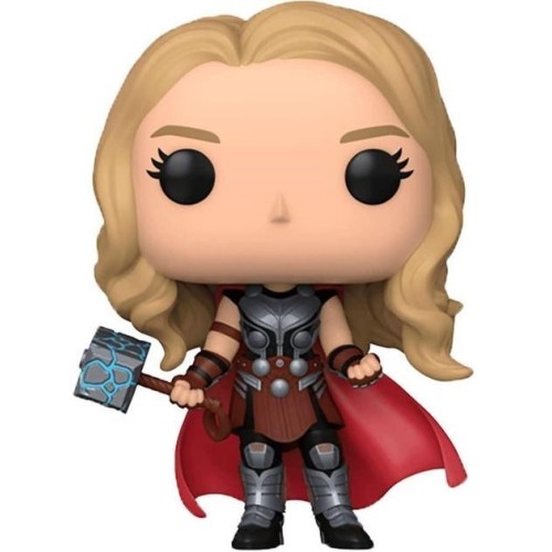 Funko POP! Thor: Love and Thunder - Mighty Thor without Helmet (Metallic) #1076 Φιγούρα (Exclusive)