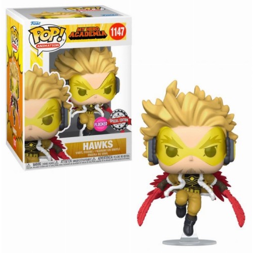 Φιγούρα Funko POP! My Hero Academia - Hawks (Flocked) #1147 (Exclusive)