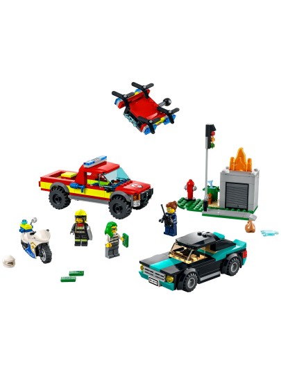 LEGO City - Fire Rescue & Police Chase (60319)
