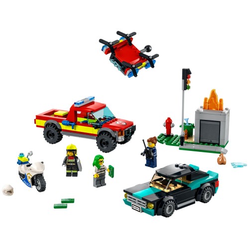 LEGO City - Fire Rescue & Police Chase (60319)