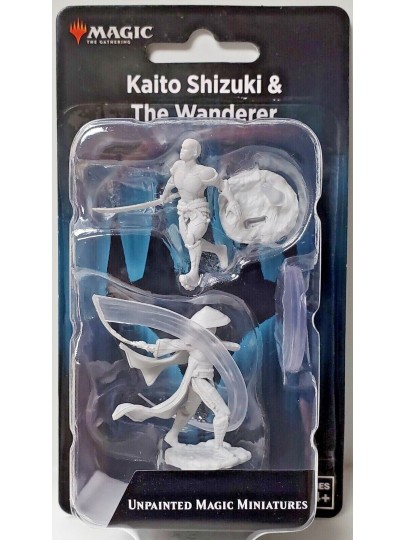 Magic the Gathering Miniature - Kaito Shizuki & The Wanderer