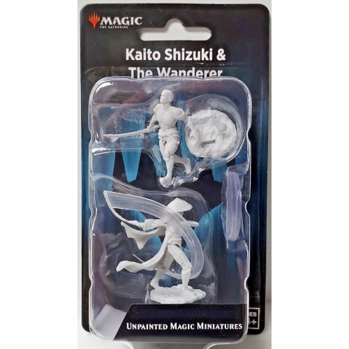 Magic the Gathering Miniature - Kaito Shizuki & The Wanderer