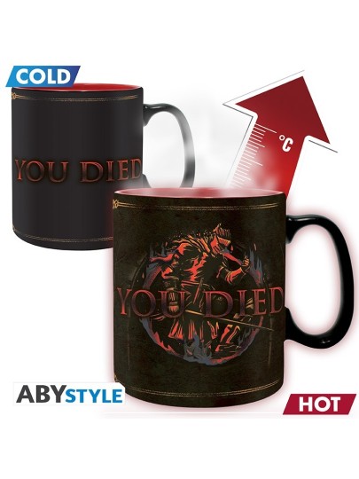 Κούπα Dark Souls - You Died Heat Change Mug (460ml)