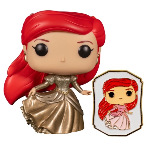 Φιγούρα Funko POP! Disney: Ultimate Princess - Ariel with Pin #220 (Funko-Shop Exclusive)