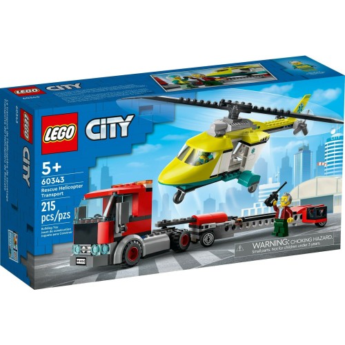 LEGO City - Rescue Helicopter Transport (60343)