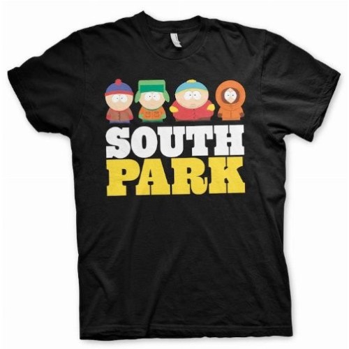 South Park - Classic Poster Black T-Shirt (M)