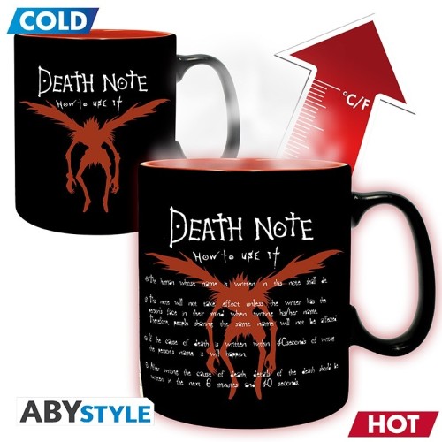 Death Note - Kira & Ryuk Heat Change Κούπα (460ml)