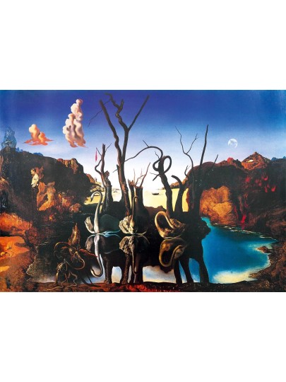 Παζλ 1000 κομμάτια - ART - Dali: Swans Reflecting Elephants