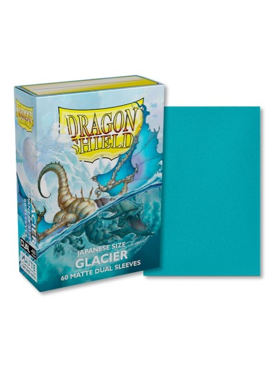 Dragon Shield Sleeves Japanese Small Size - Matte Dual Glacier (60 Sleeves)