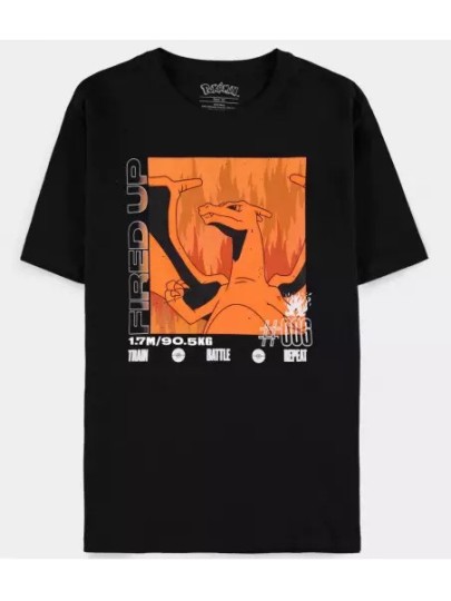 Pokemon - Charizard Black T-Shirt (M)