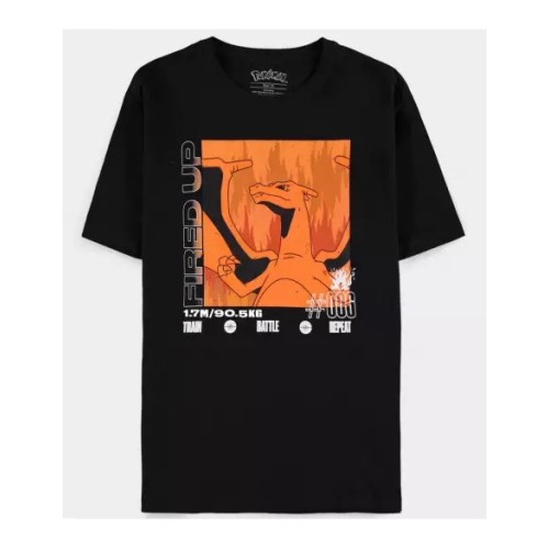 Pokemon - Charizard Black T-Shirt (M)