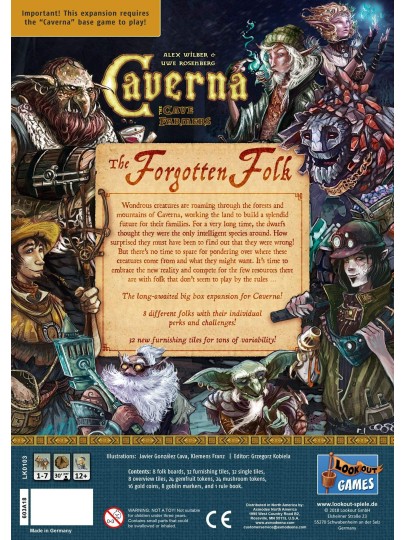 Caverna: The Forgotten Folk (Επέκταση)