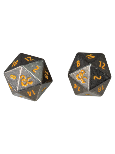 Σετ Ζάρια - Dungeons and Dragons: Realmspace - Heavy Metal D20 Dice Set