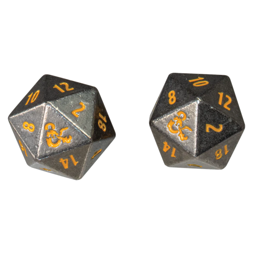 Σετ Ζάρια - Dungeons and Dragons: Realmspace - Heavy Metal D20 Dice Set