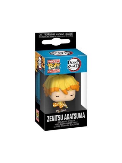 Funko Pocket POP! Μπρελόκ Demon Slayer: Kimetsu no Yaiba - Zenitsu Agatsuma Φιγούρα